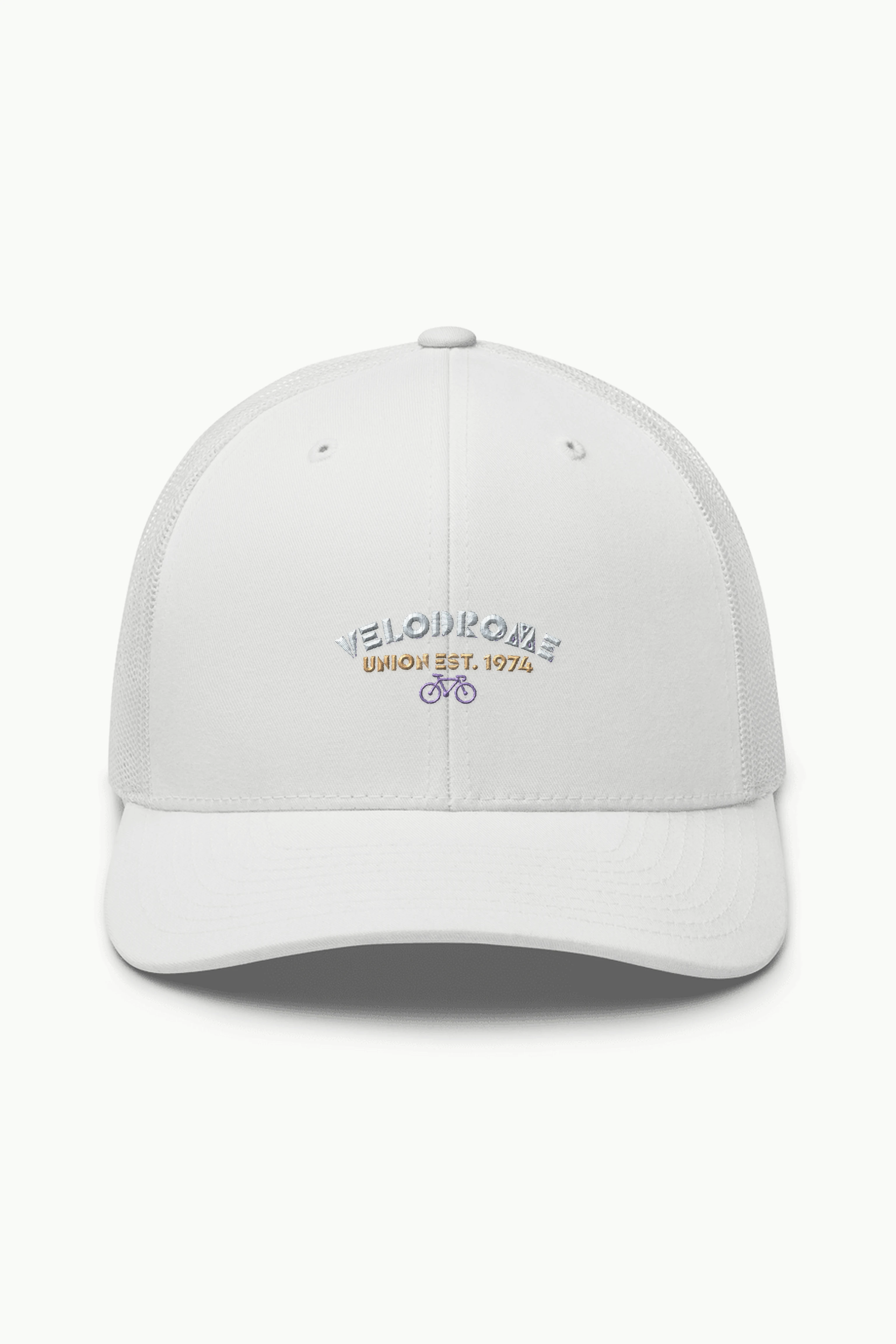 "VELODROME UNION EST. 1974" Retro Trucker Cap · Embroidered