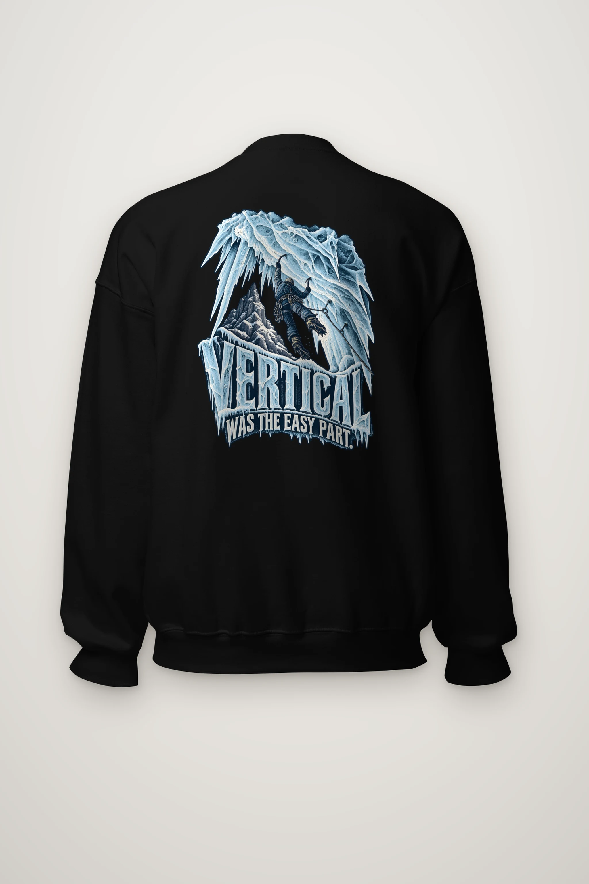 "Vertical Was the Easy Part" Heavy Blend Unisex Crewneck Sweatshirt