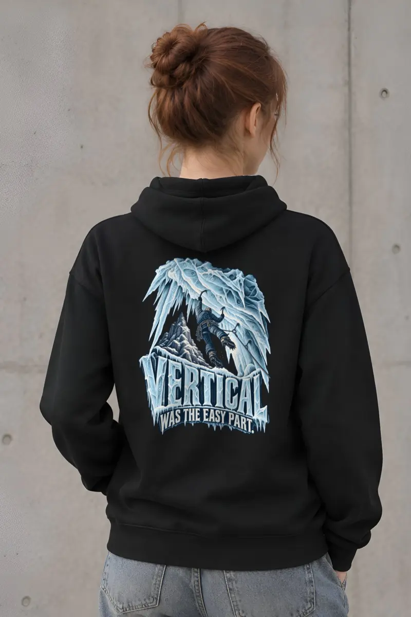 "Vertical Was the Easy Part" Heavy Blend Unisex Pullover Hoodie