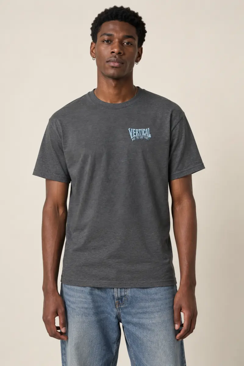 "Vertical Was the Easy Part" Heavyweight Unisex Crewneck T-shirt