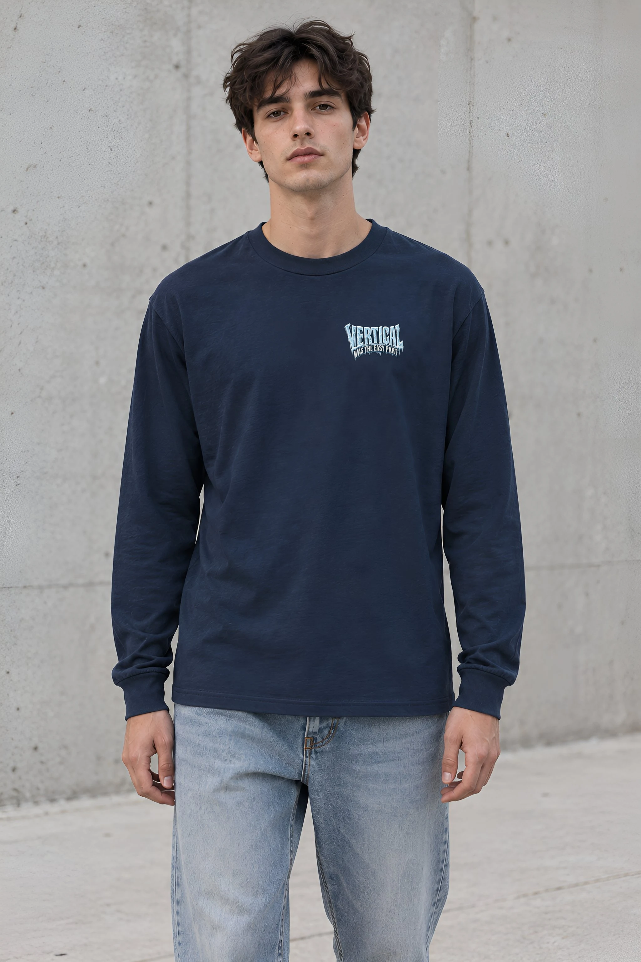 "Vertical Was the Easy Part" Unisex Longsleeve T-shirt