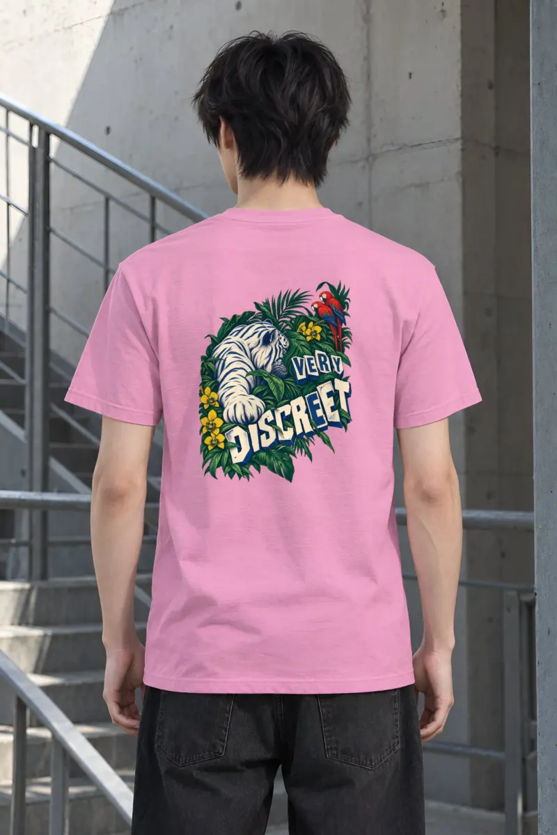 “Very Discreet” Heavyweight Unisex Crewneck T-shirt