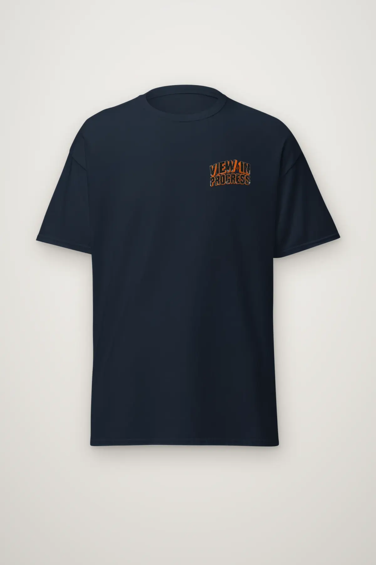 "View In Progress" Heavyweight Unisex Crewneck T-shirt