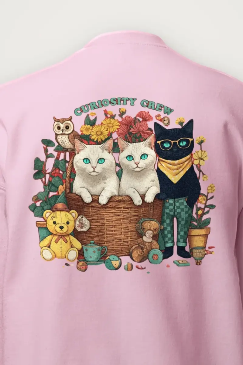 "Vintage Animal Playroom" Heavy Blend Unisex Crewneck Sweatshirt