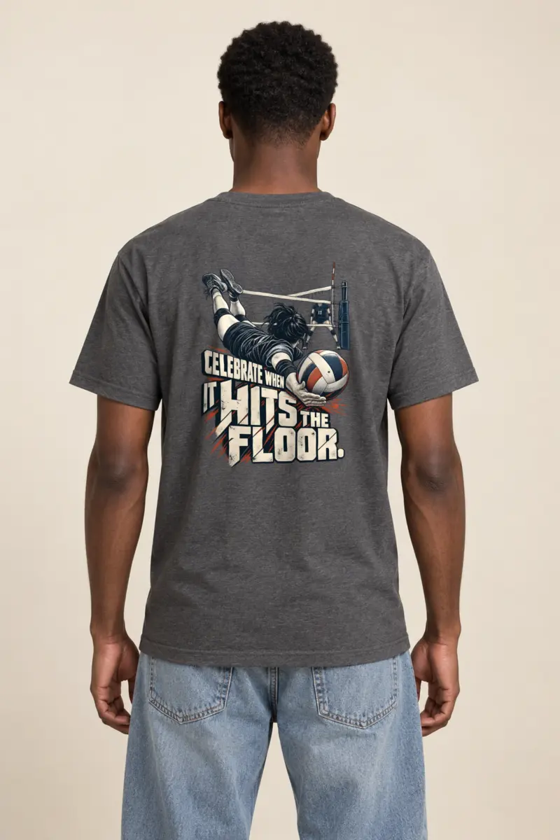 "Volleyball Pancake Dig" Heavyweight Unisex Crewneck T-shirt