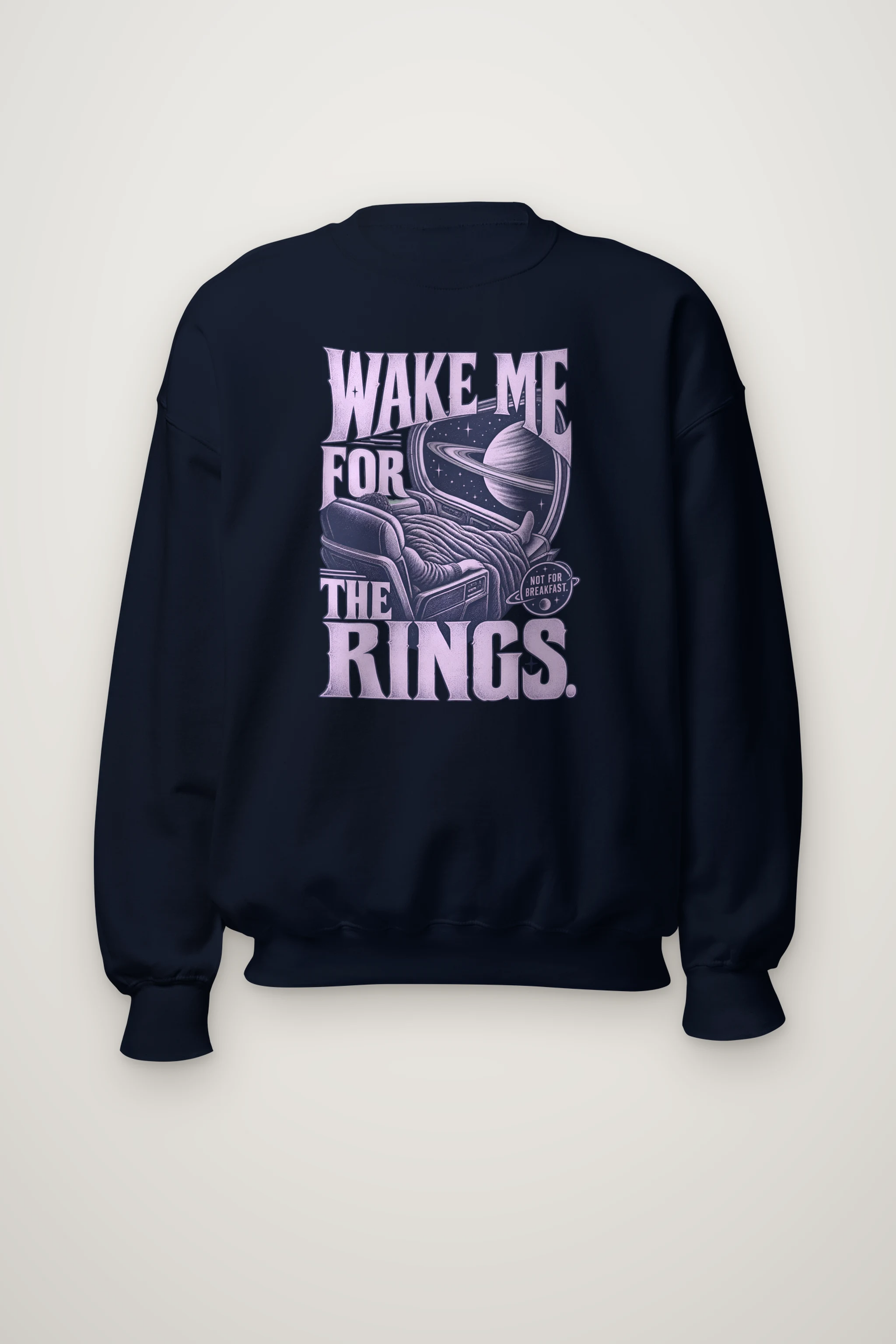 "WAKE ME FOR THE RINGS." Heavy Blend Unisex Crewneck Sweatshirt