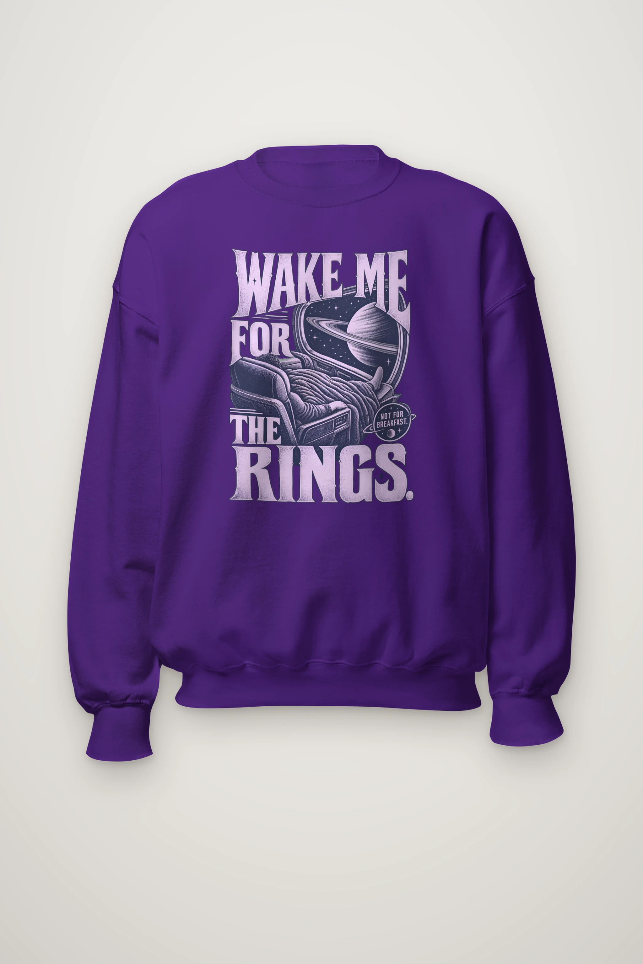 "WAKE ME FOR THE RINGS." Heavy Blend Unisex Crewneck Sweatshirt