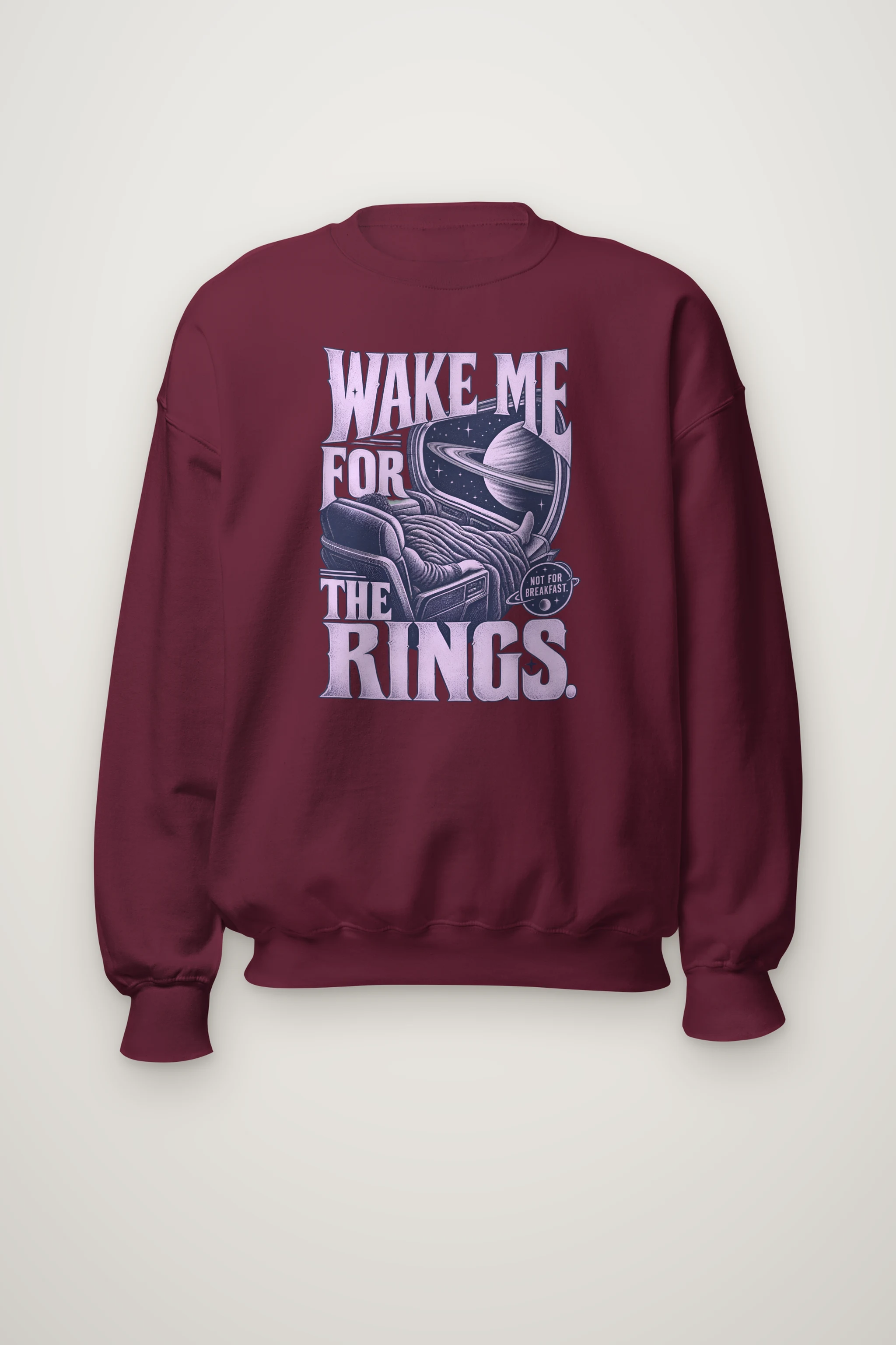 "WAKE ME FOR THE RINGS." Heavy Blend Unisex Crewneck Sweatshirt