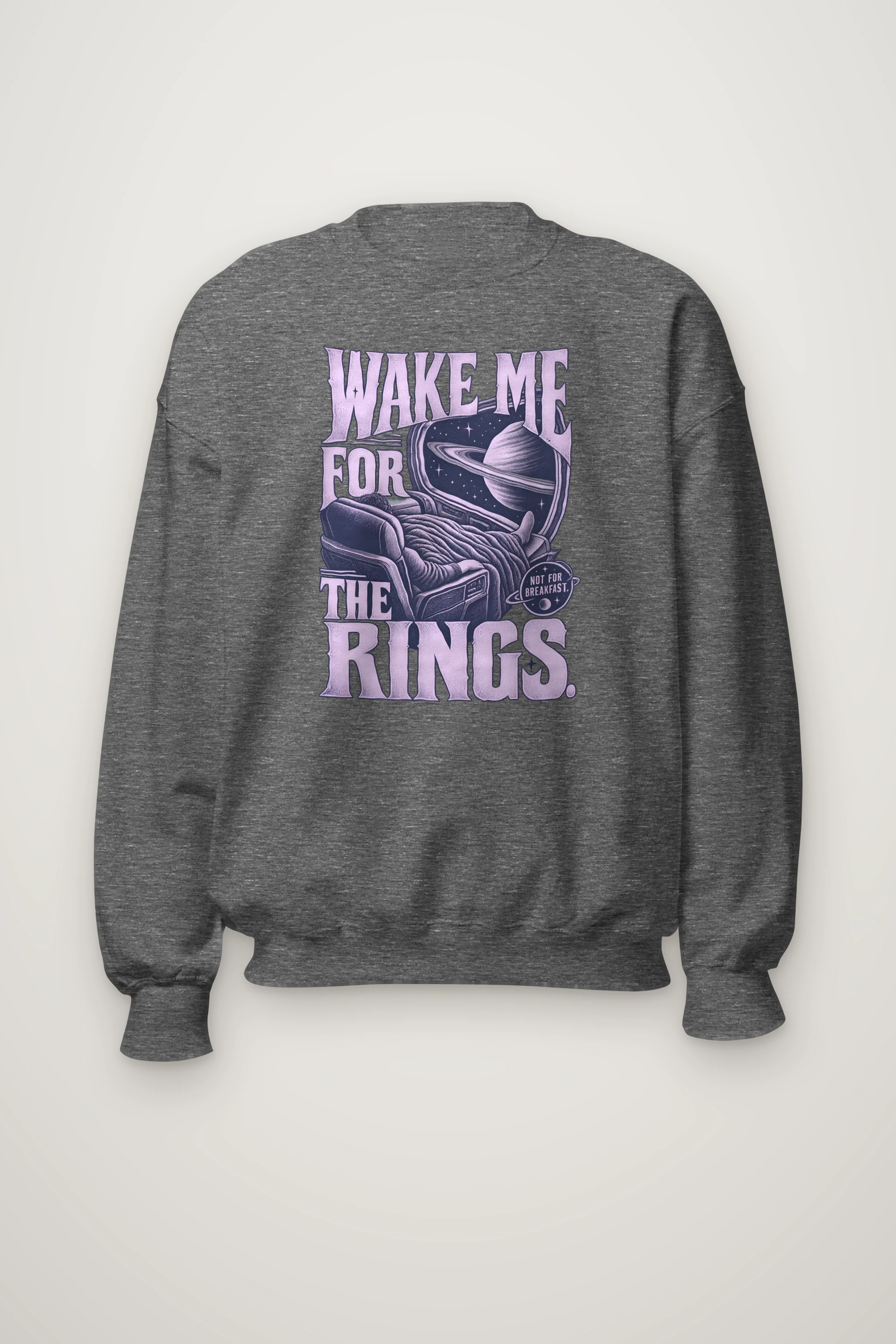 "WAKE ME FOR THE RINGS." Heavy Blend Unisex Crewneck Sweatshirt