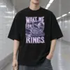 "Wake Me For The Rings" Men's Oversized Heavyweight Crewneck T-Shirt