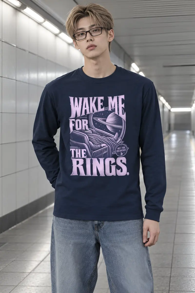 "Wake Me For The Rings" Unisex Longsleeve T-shirt