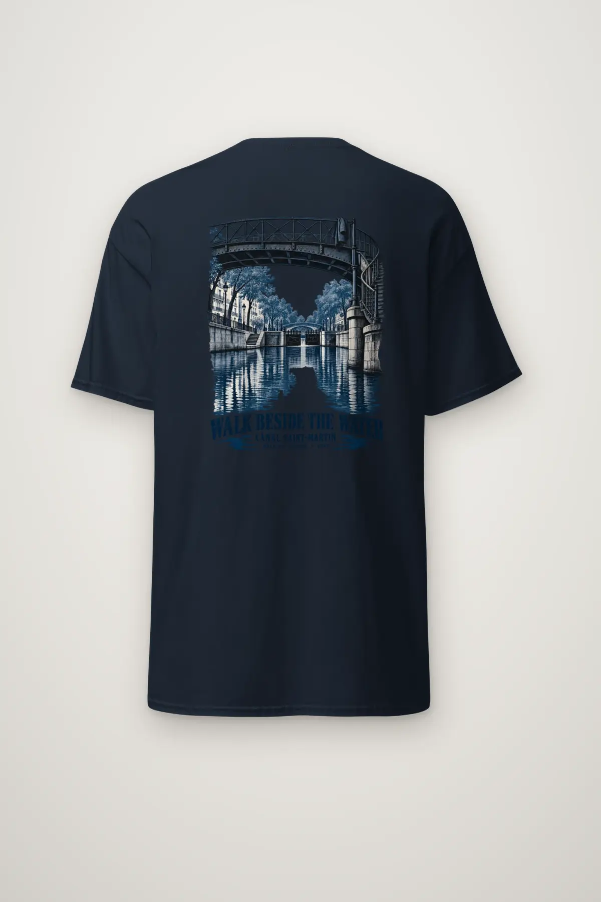 "Walk Beside the Water" Heavyweight Unisex Crewneck T-shirt