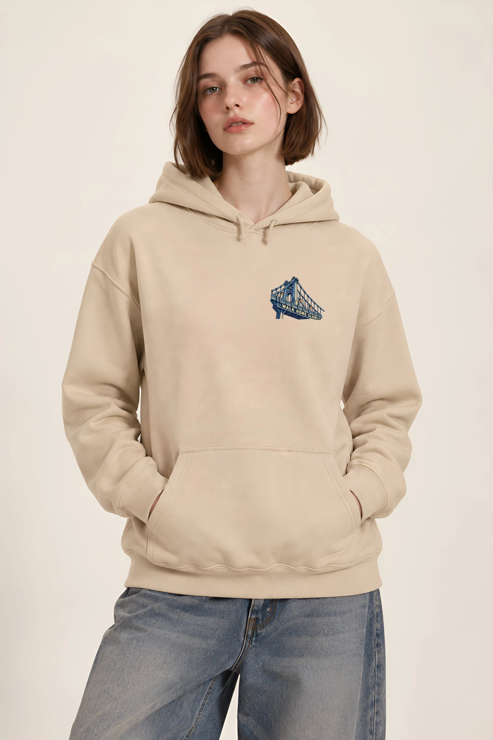 "Walk Home Slowly" Heavy Blend Unisex Pullover Hoodie