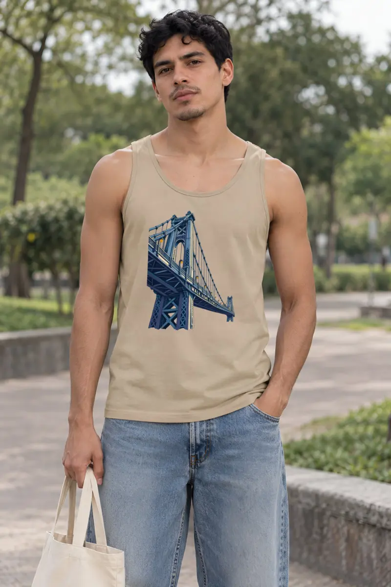 "Walk Home Slowly" Unisex Jersey Tank