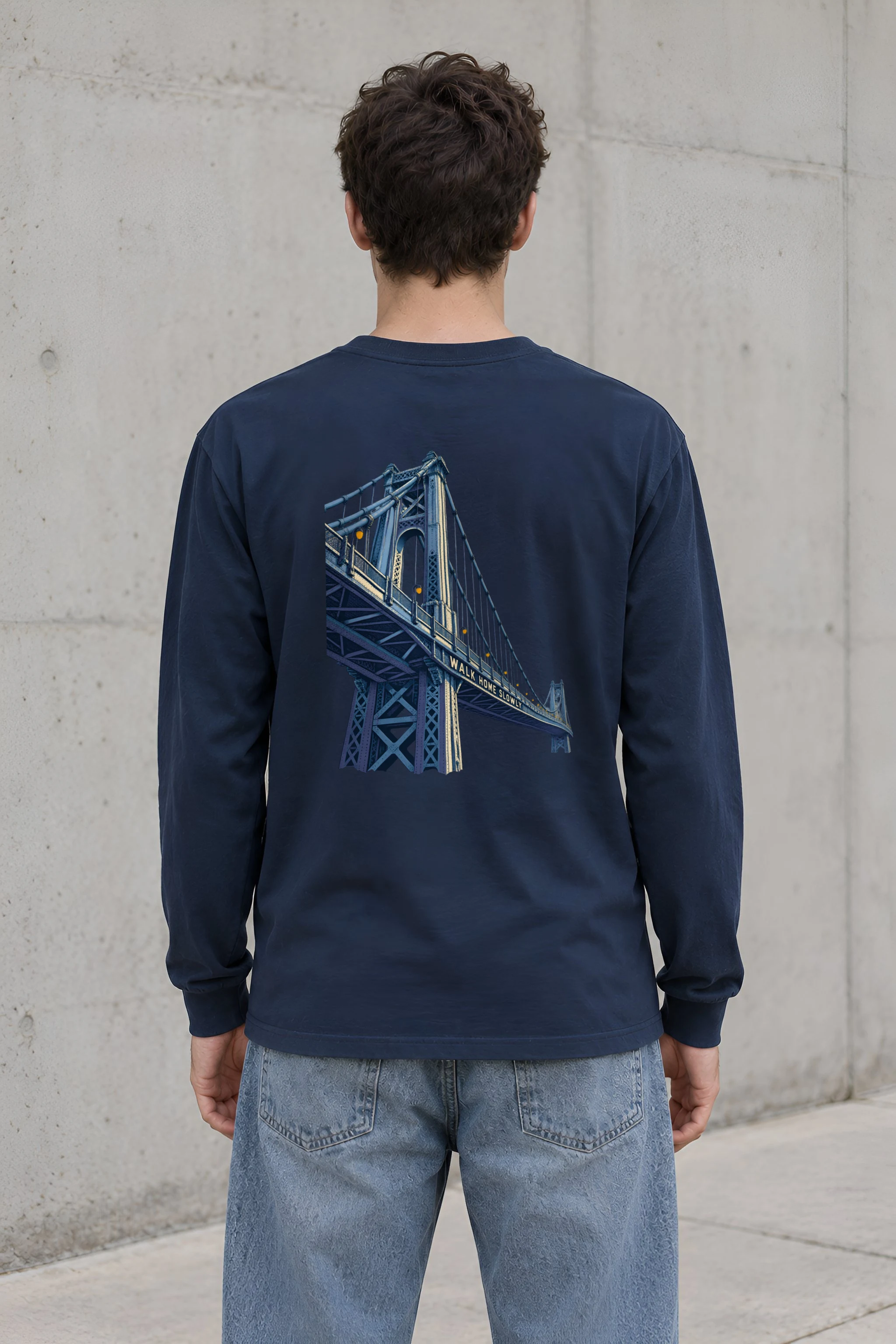 "Walk Home Slowly" Unisex Longsleeve T-shirt
