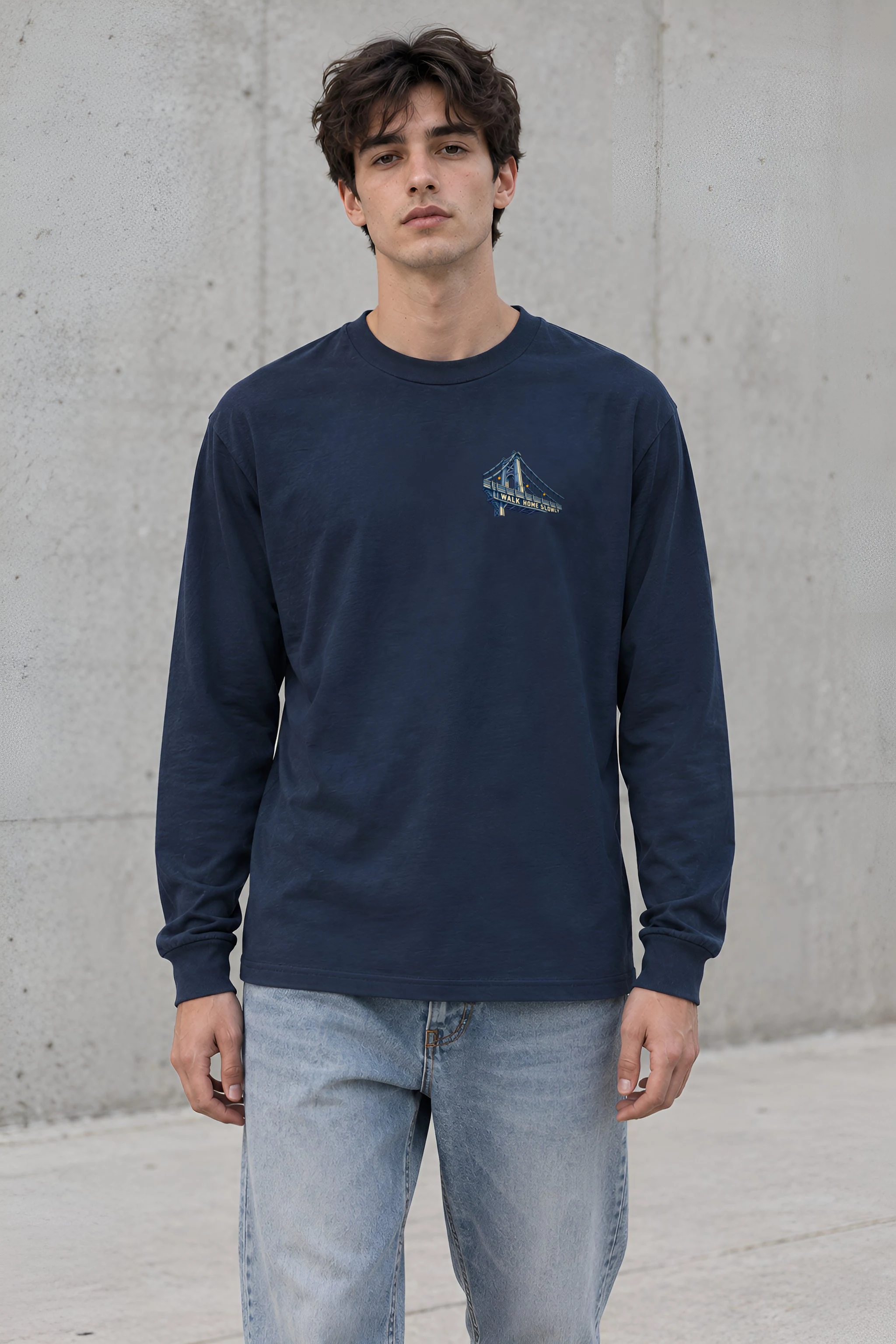 "Walk Home Slowly" Unisex Longsleeve T-shirt