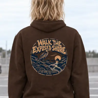 "WALK THE EXPOSED SHORE" Heavy Blend Unisex Pullover Hoodie