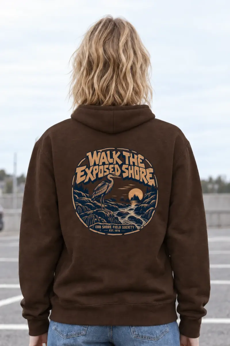 "WALK THE EXPOSED SHORE" Heavy Blend Unisex Pullover Hoodie