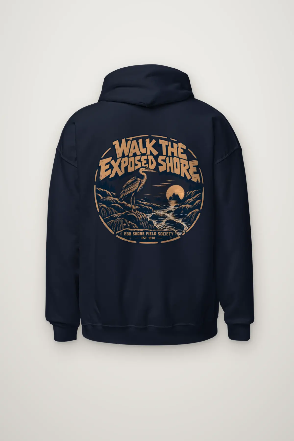 "WALK THE EXPOSED SHORE" Heavy Blend Unisex Pullover Hoodie