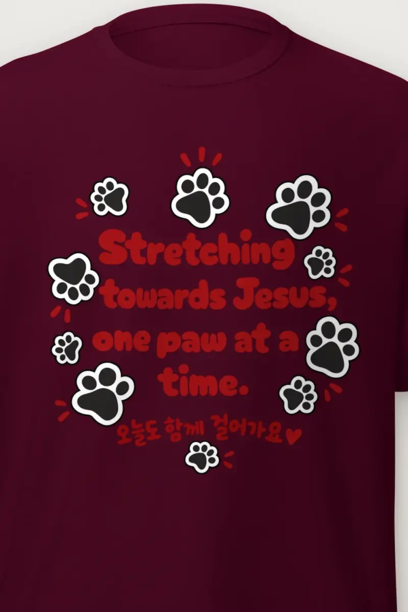 "Walking Together Today" Heavyweight Unisex Crewneck T-shirt