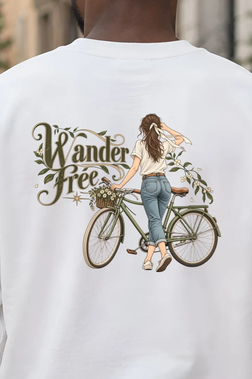 "Wander Free" Heavy Blend Unisex Crewneck Sweatshirt