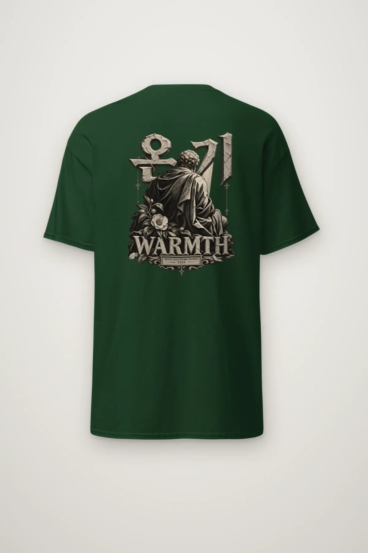 "Warmth in Stone" Heavyweight Unisex Crewneck T-shirt