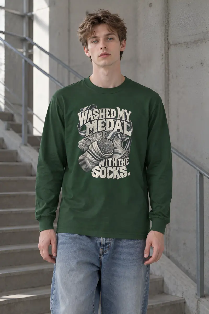 "Washed My Medal" Unisex Longsleeve T-shirt