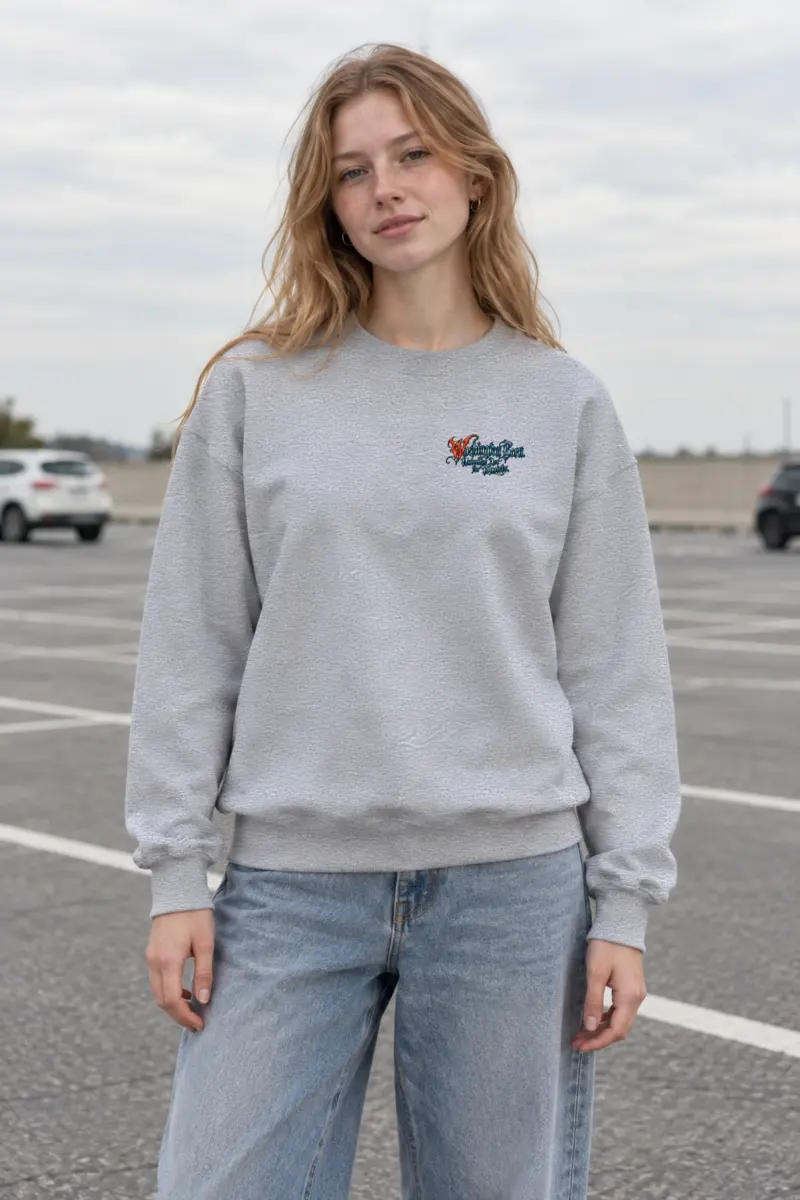 "Washington Born Umbrellas Are for Tourists" Heavy Blend Unisex Crewneck Sweatshirt
