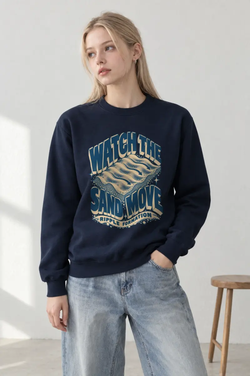 "Watch the Sand Move" Heavy Blend Unisex Crewneck Sweatshirt