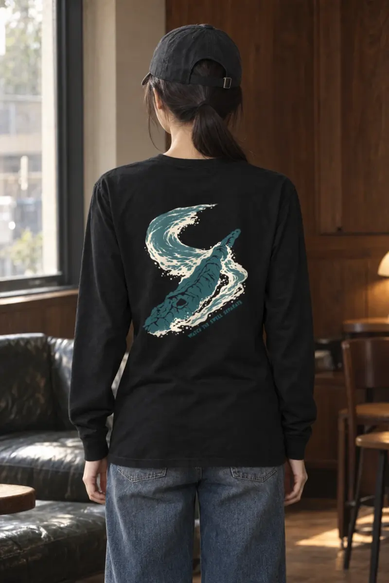 “Watch the Swell Separate” Unisex Longsleeve T-shirt
