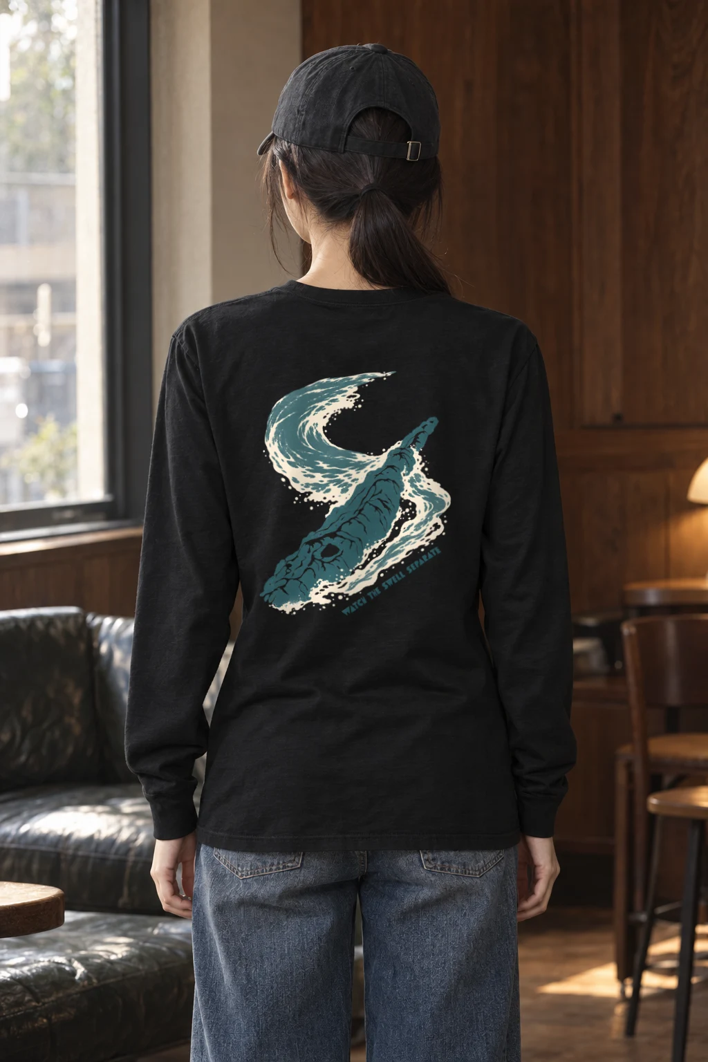 "Watch the Swell Separate" Unisex Longsleeve T-shirt