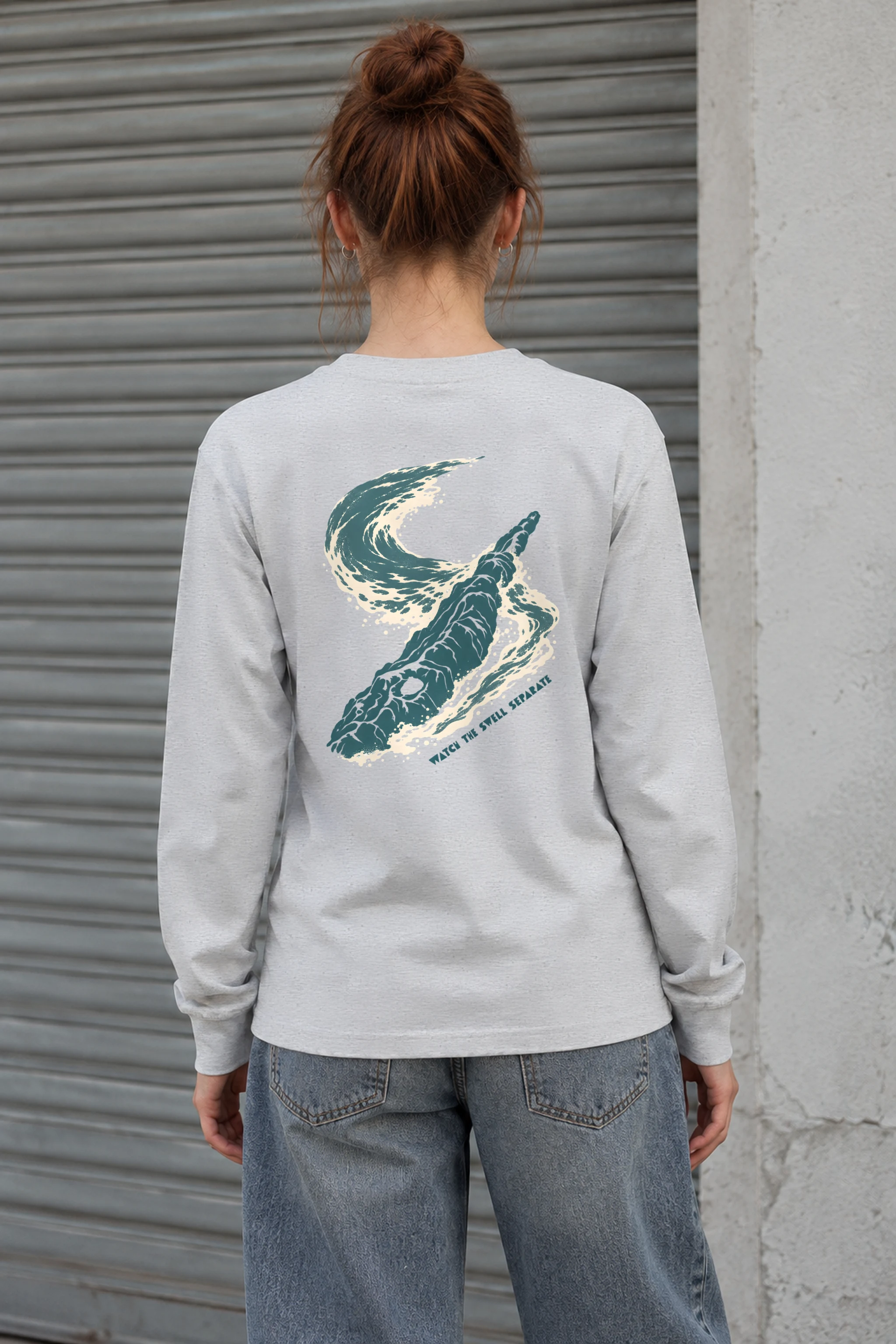 "Watch the Swell Separate" Unisex Longsleeve T-shirt
