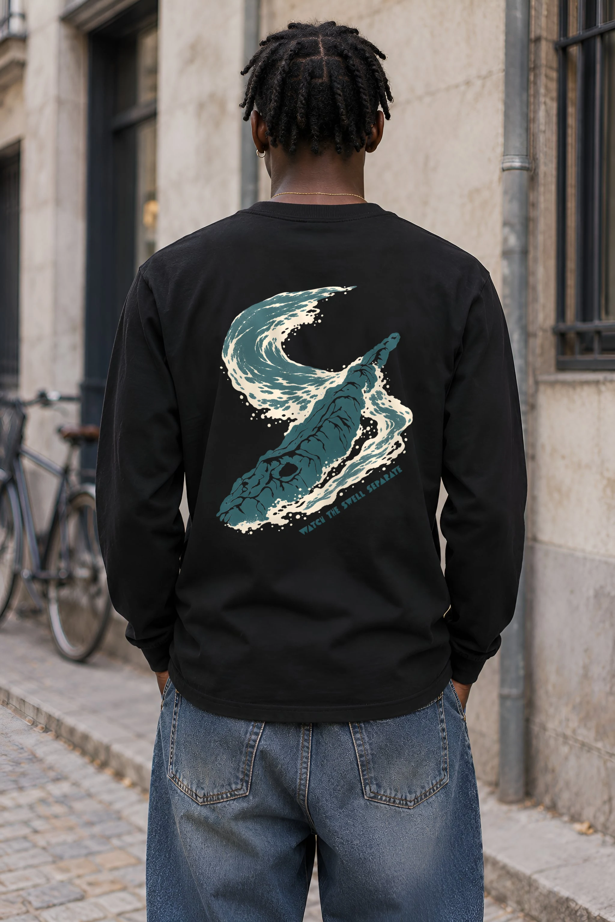 "Watch the Swell Separate" Unisex Longsleeve T-shirt