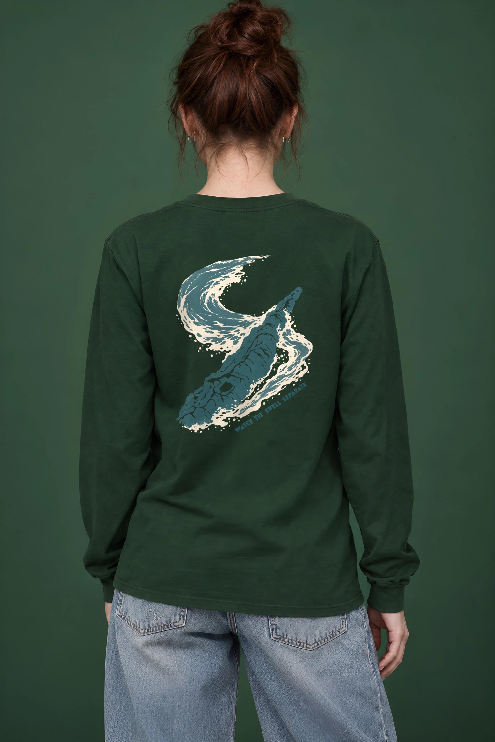 "Watch the Swell Separate" Unisex Longsleeve T-shirt