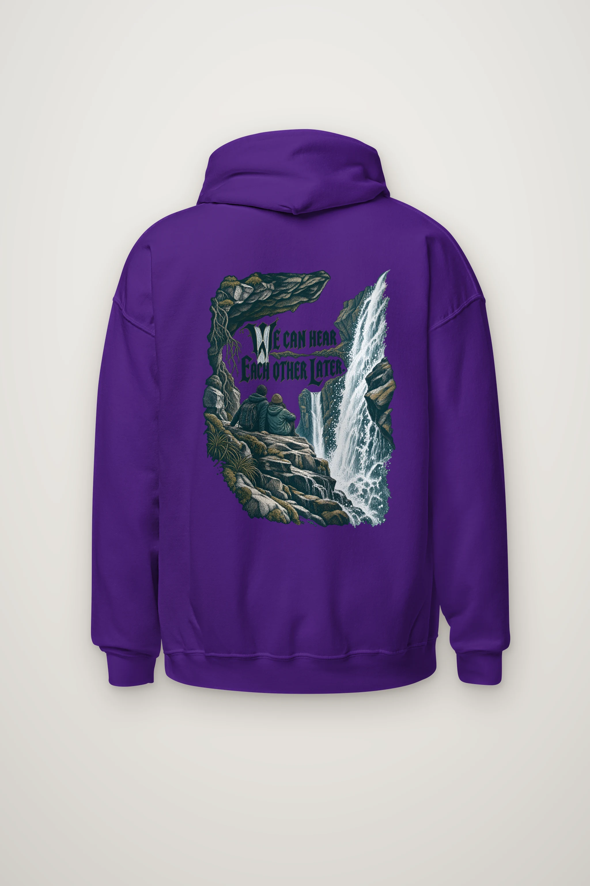 "Waterfall Ledge Companions" Heavy Blend Unisex Pullover Hoodie