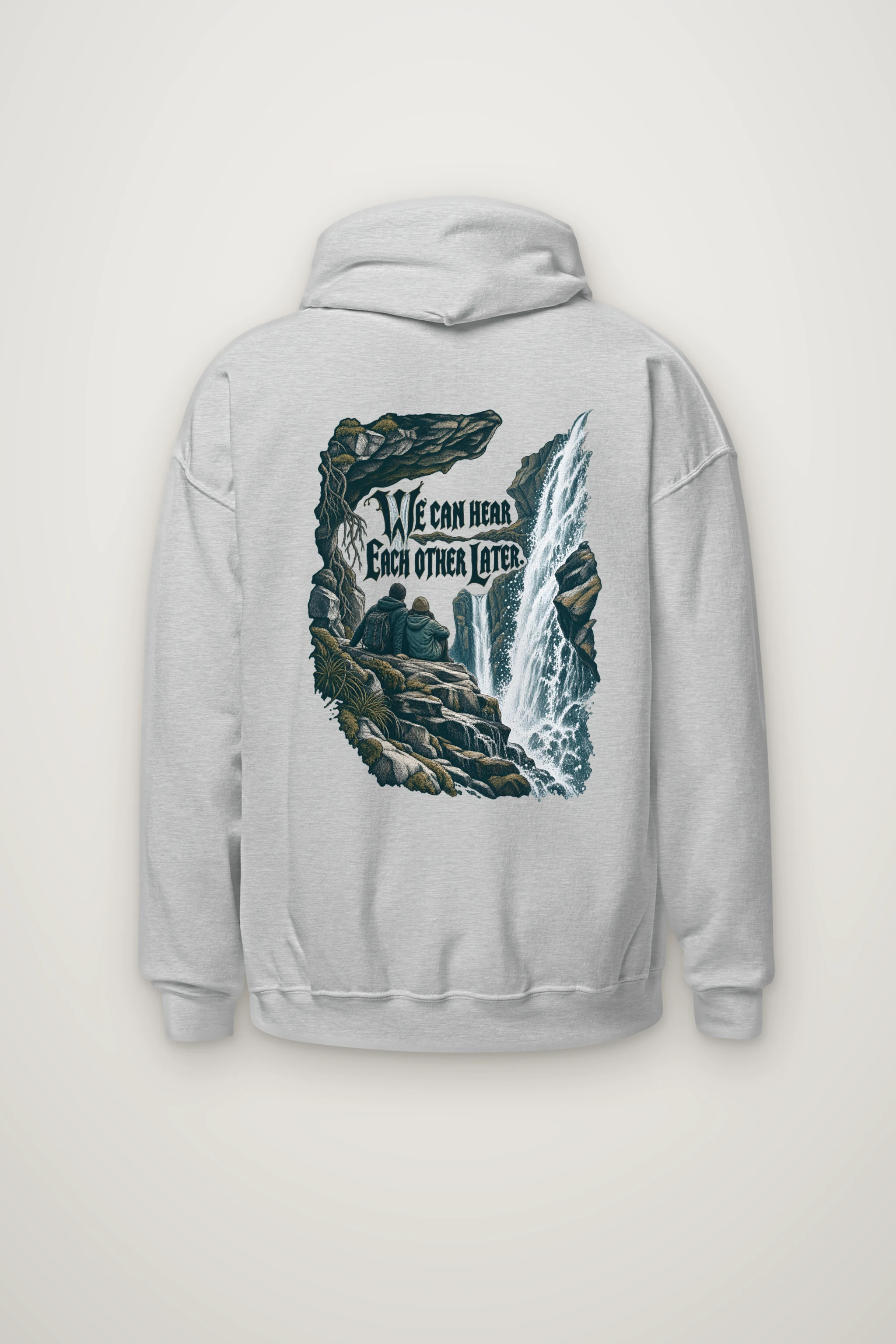 "Waterfall Ledge Companions" Heavy Blend Unisex Pullover Hoodie