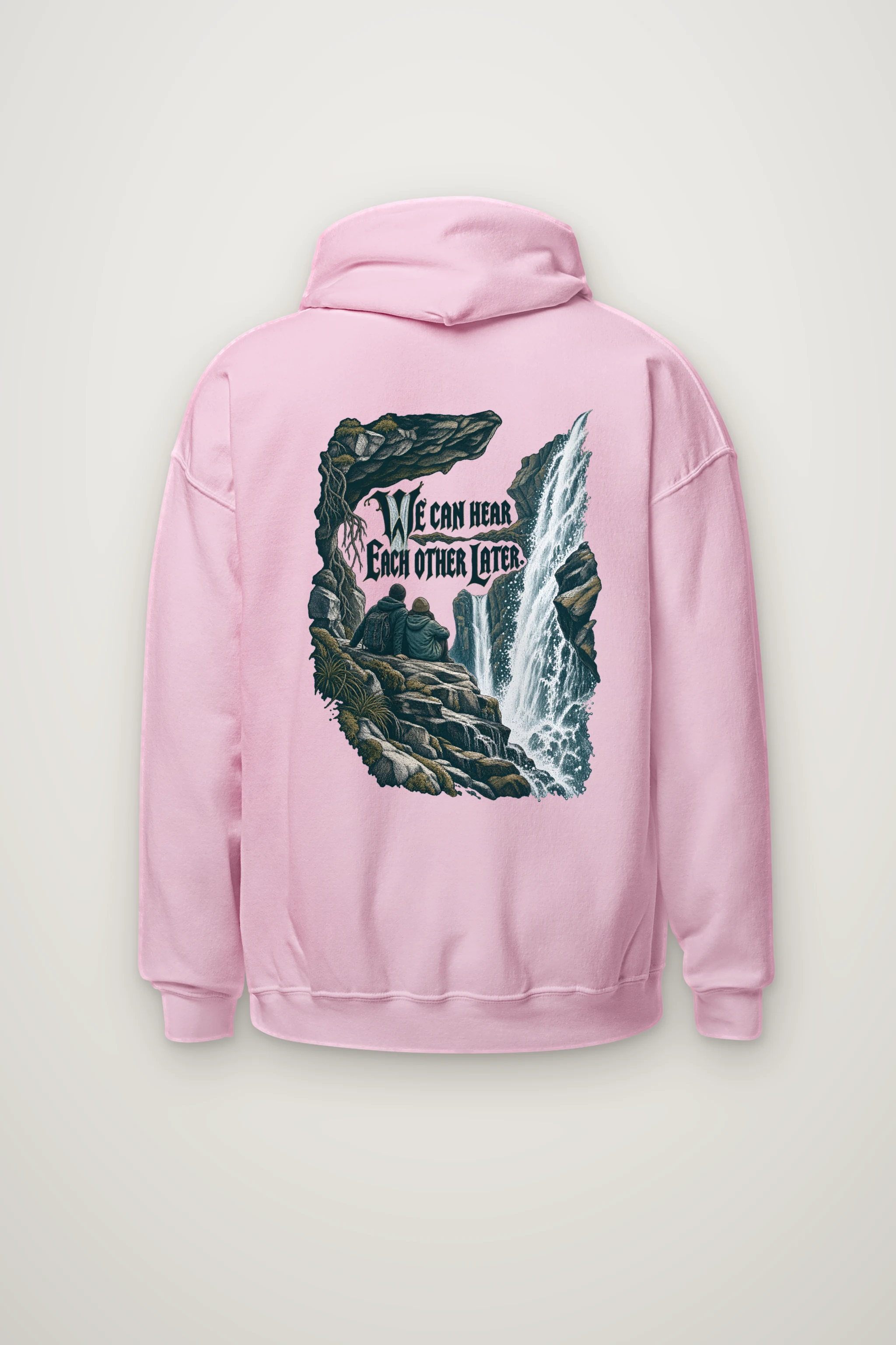 "Waterfall Ledge Companions" Heavy Blend Unisex Pullover Hoodie