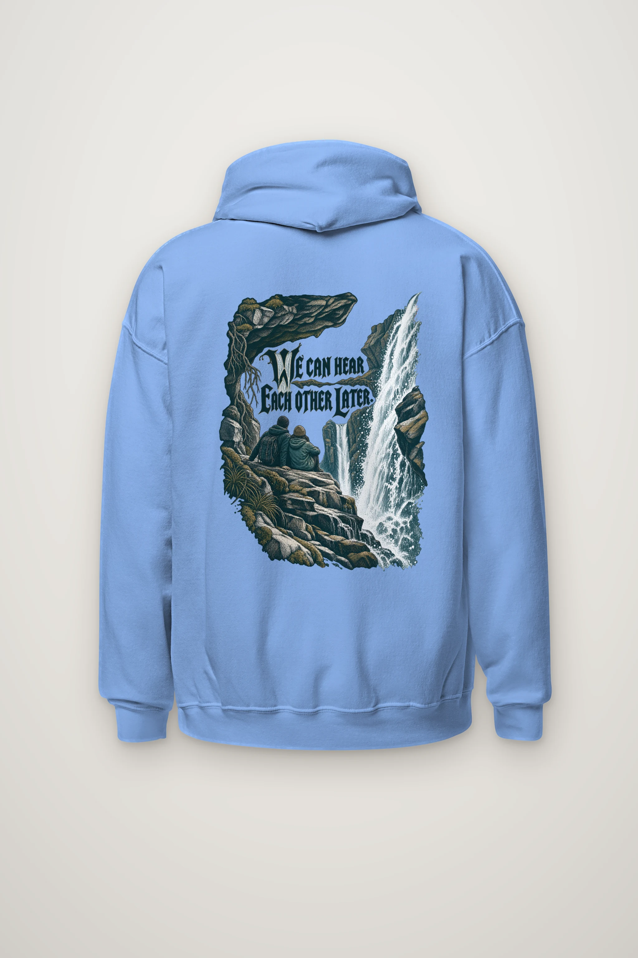 "Waterfall Ledge Companions" Heavy Blend Unisex Pullover Hoodie