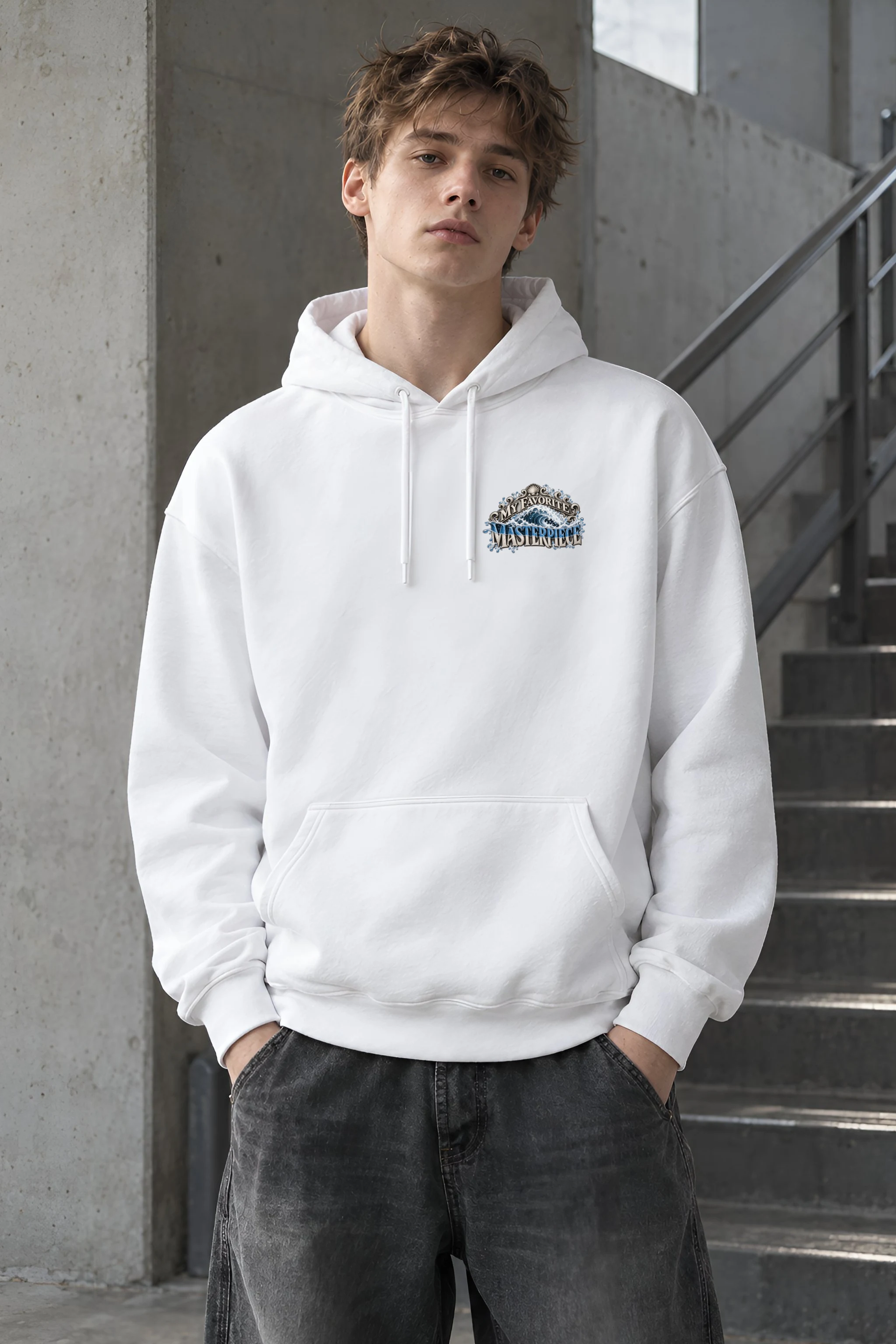 "Wave Masterpiece" 1 Pullover Hoodie