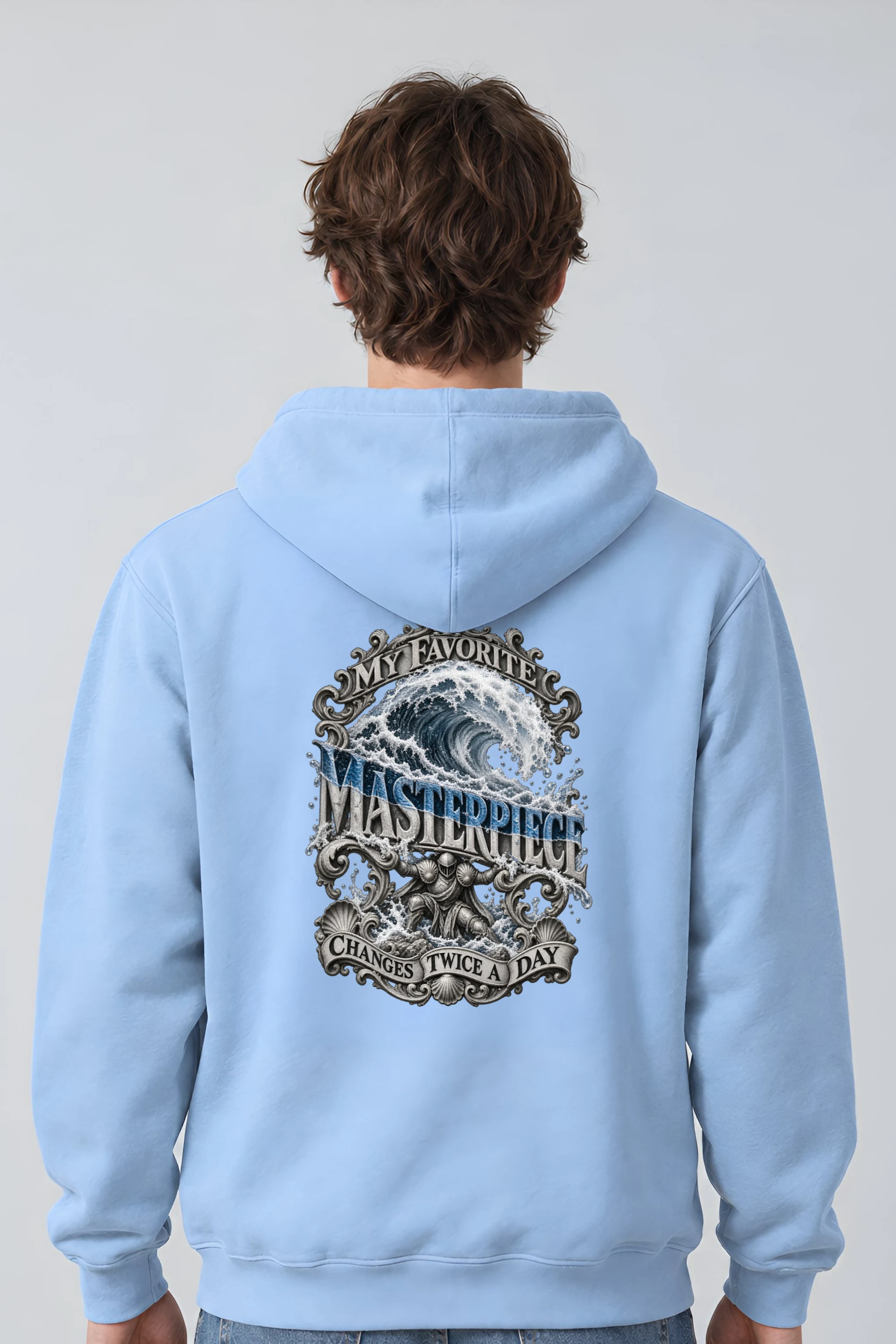 "Wave Masterpiece" 1 Pullover Hoodie