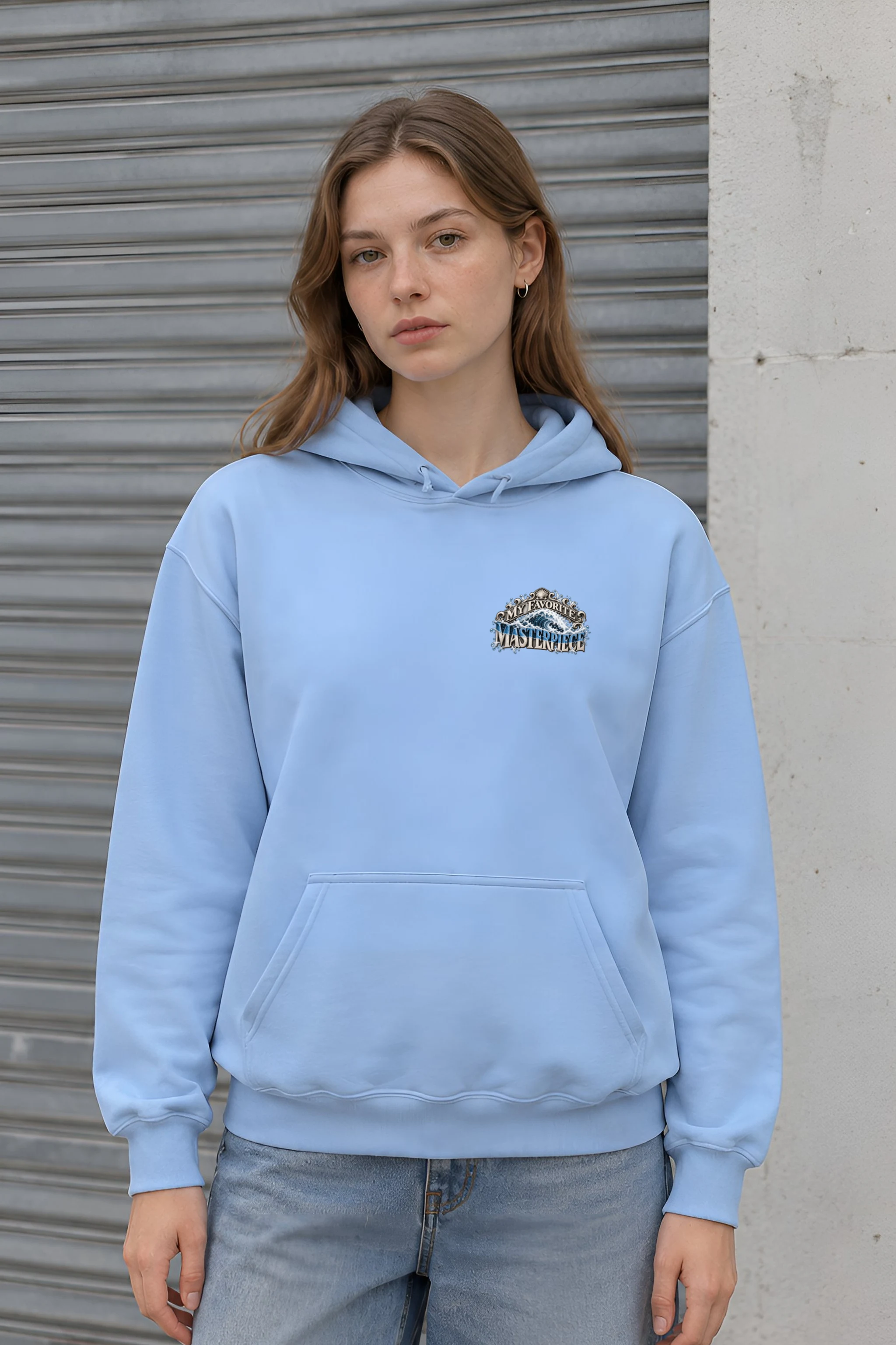 "Wave Masterpiece" Heavy Blend Unisex Pullover Hoodie
