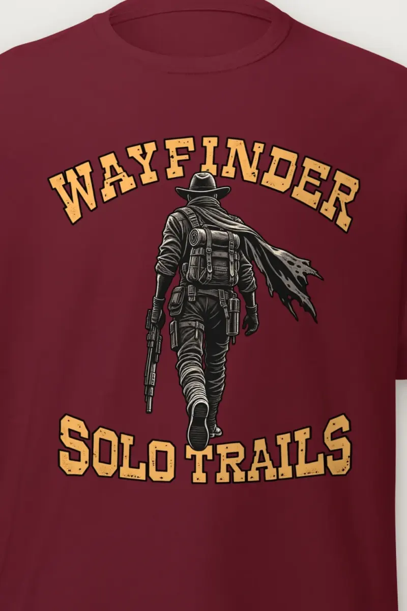 "Wayfinder Solo Trails" Heavyweight Unisex Crewneck T-shirt