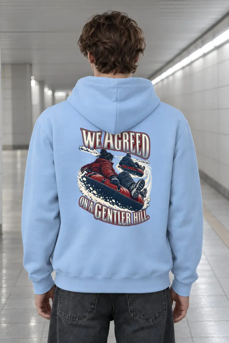 “We Agreed on a Gentler Hill” Heavy Blend Unisex Pullover Hoodie