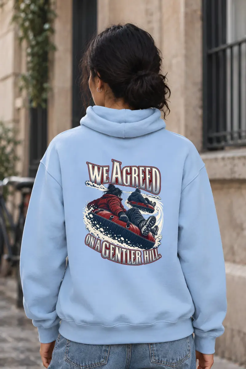 "We Agreed on a Gentler Hill" Heavy Blend Unisex Pullover Hoodie
