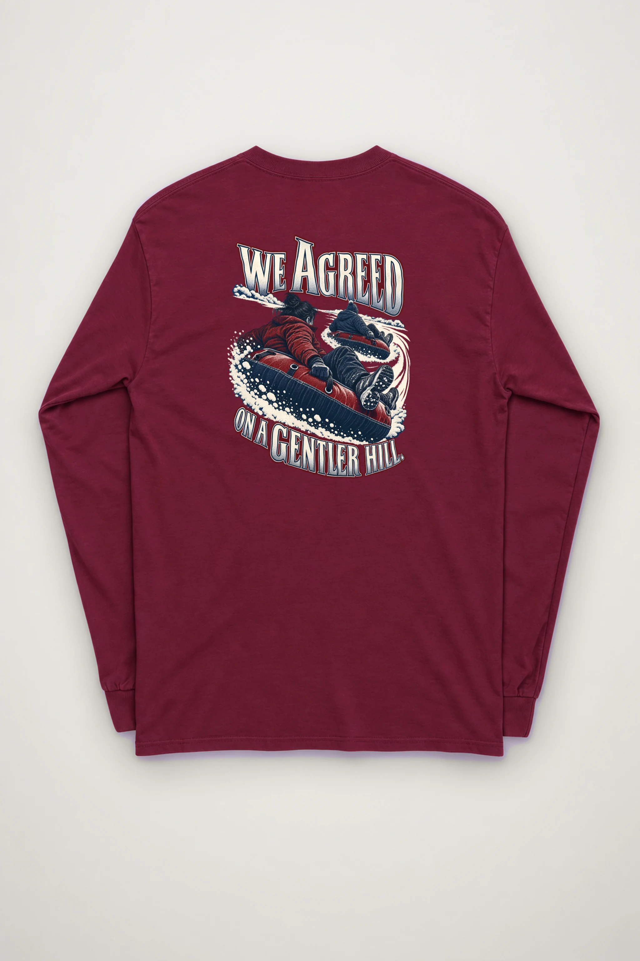 "We Agreed on a Gentler Hill" Unisex Longsleeve T-shirt