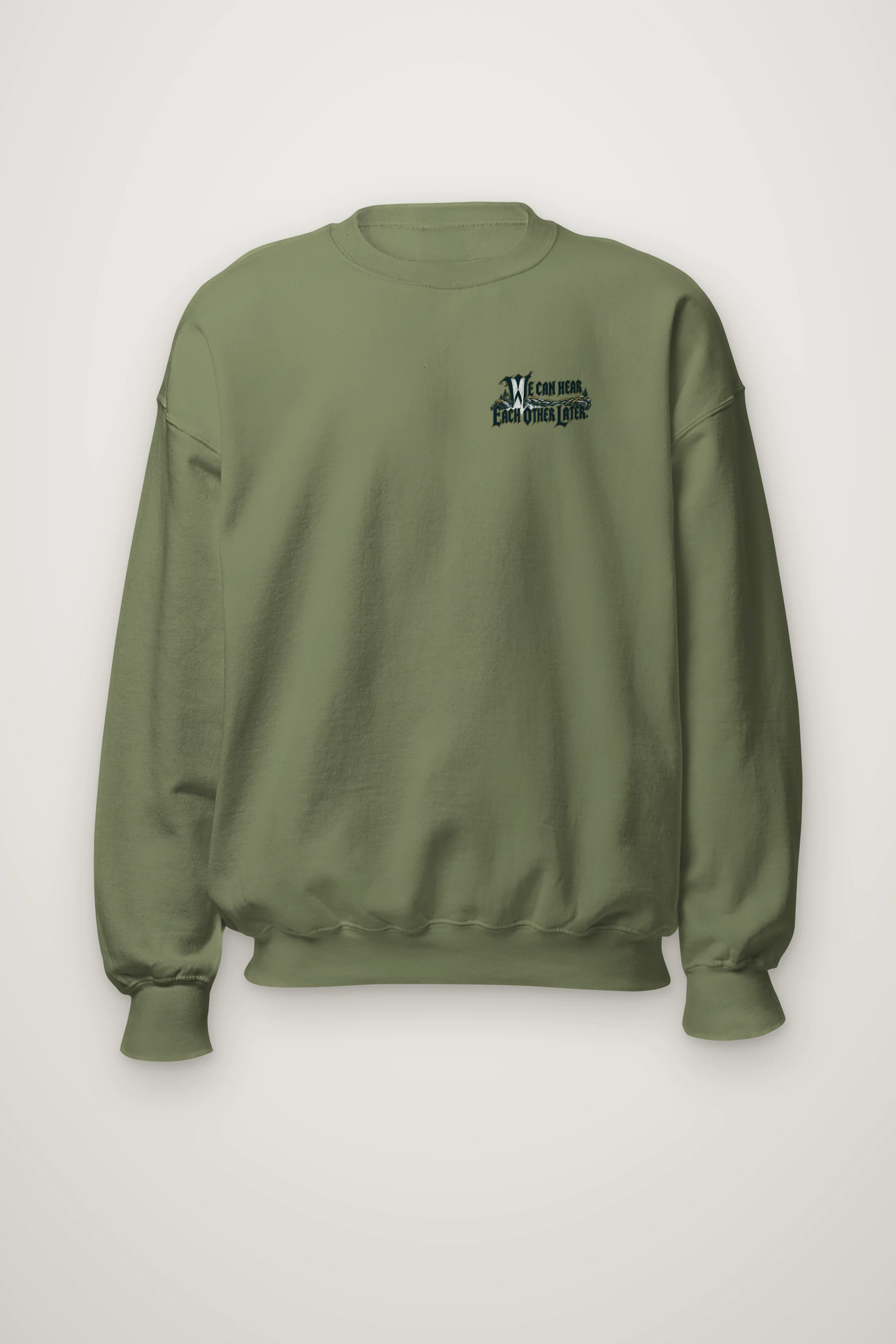 "We Can Hear Each Other Later" Heavy Blend Unisex Crewneck Sweatshirt