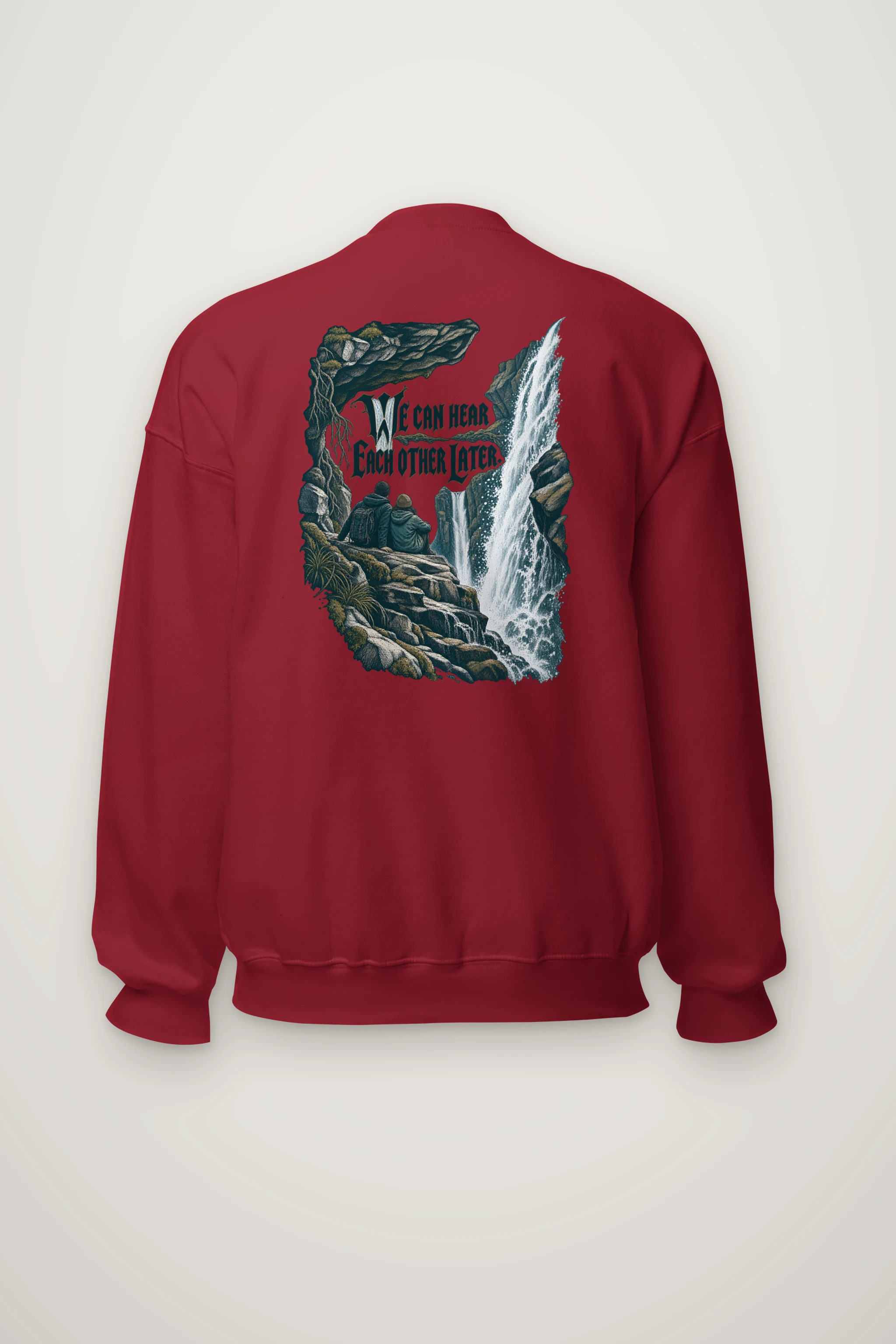 "We Can Hear Each Other Later" Heavy Blend Unisex Crewneck Sweatshirt