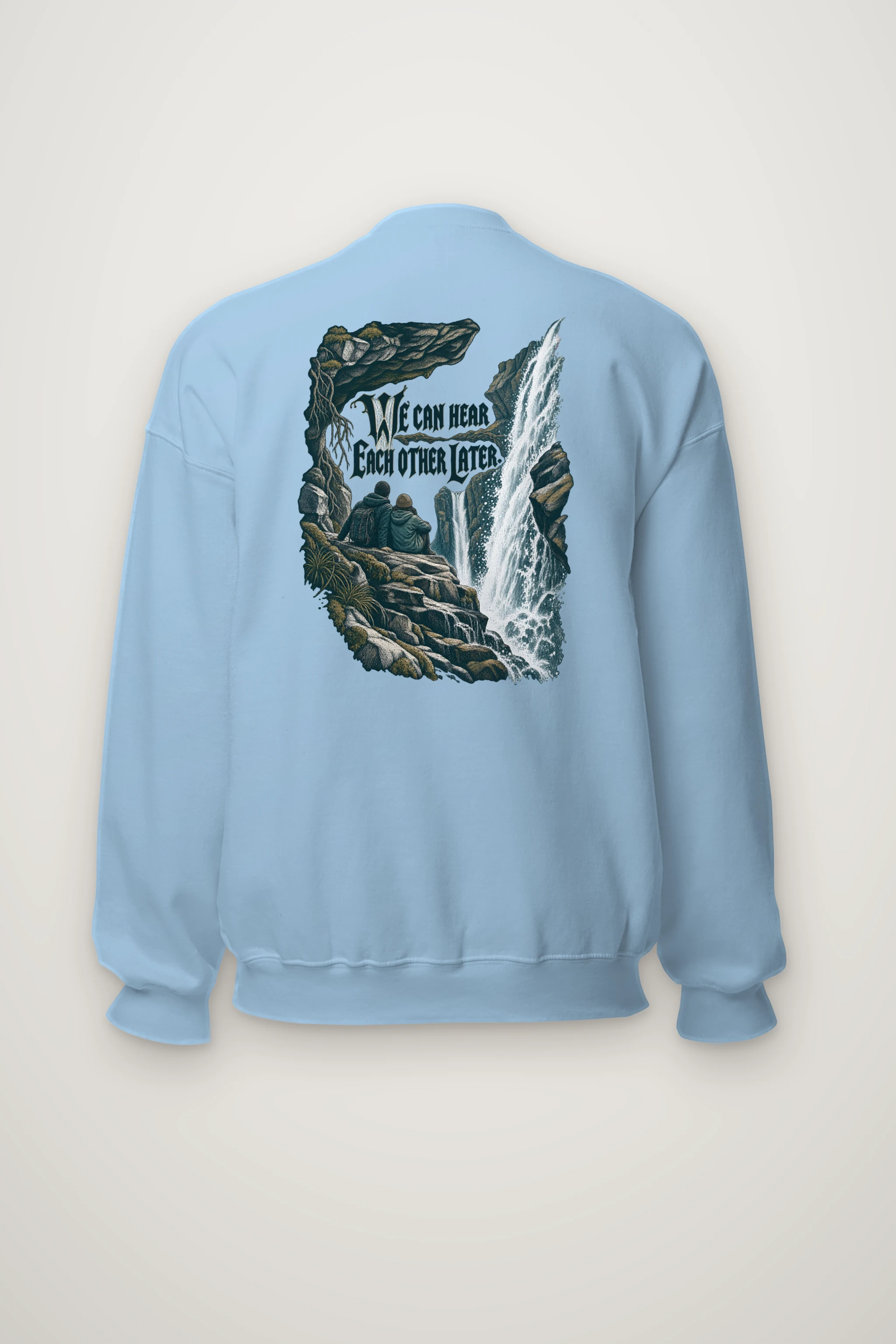 "We Can Hear Each Other Later" Heavy Blend Unisex Crewneck Sweatshirt
