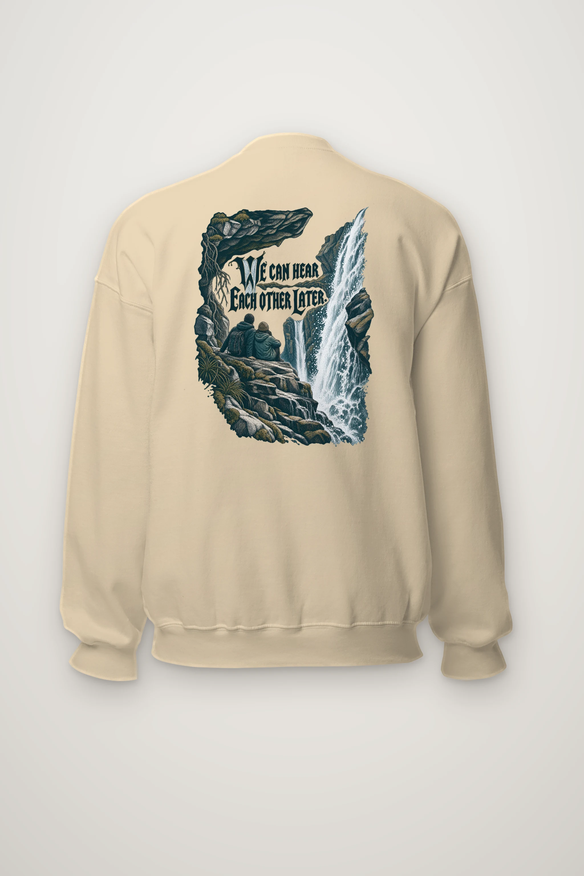 "We Can Hear Each Other Later" Heavy Blend Unisex Crewneck Sweatshirt