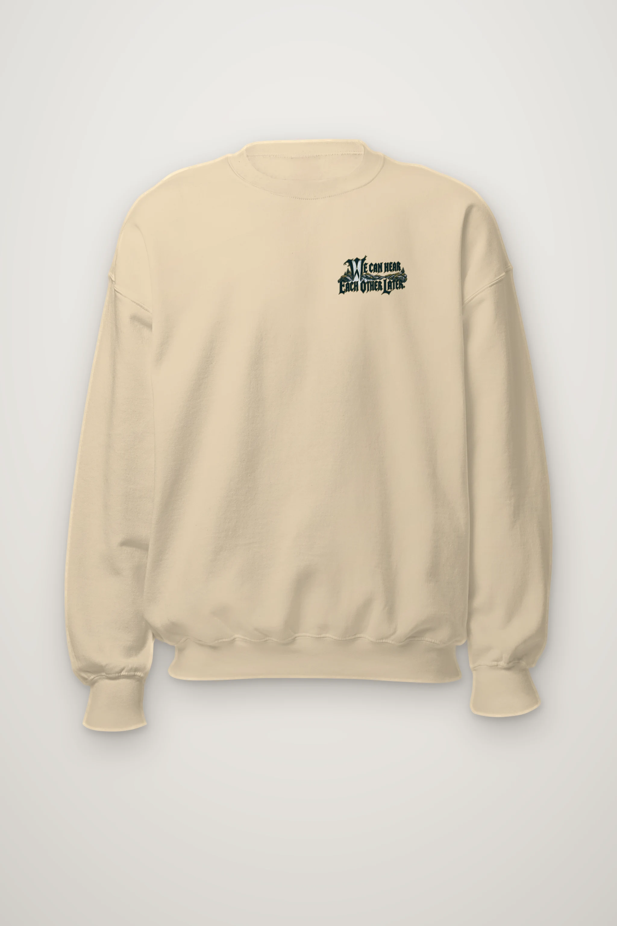 "We Can Hear Each Other Later" Heavy Blend Unisex Crewneck Sweatshirt